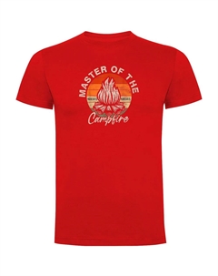 Футболка с коротким рукавом Master Of The Campfire, красный Kruskis