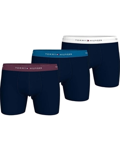 Боксеры 3 шт Signature Essential Brief, синий Tommy hilfiger