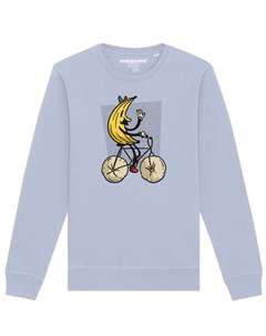 Толстовка Banana Rider, светло-синий Watapparel