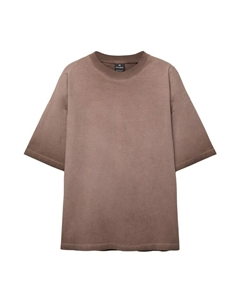 Рубашка, коричневый Pull & bear