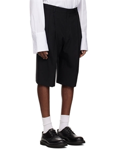 Шерстяные шорты по фигуре, черный Dries van noten