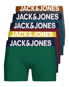 Боксеры JJSolid, цвет marine blue/mottled grey/Fir/Wine red Jack & jones