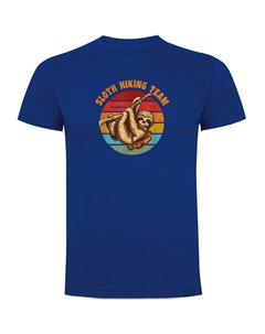 Футболка с коротким рукавом Sloth Hiking Team, синий Kruskis