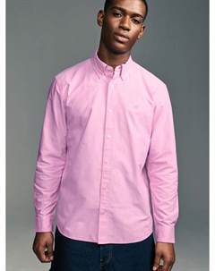 Рубашка Slim Fit на пуговицах, розовый Next
