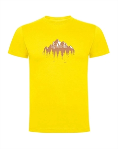 Футболка с коротким рукавом Forest Silhouette, желтый Kruskis