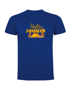 Футболка с коротким рукавом Hello Summer, синий Kruskis