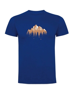 Футболка с коротким рукавом Forest Silhouette, синий Kruskis