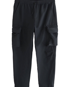 Зауженные брюки-карго, черный Next