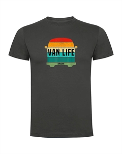 Футболка с коротким рукавом Van Life, серый Kruskis