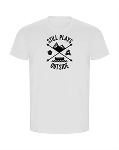Футболка с коротким рукавом Still Plays Outside ECO, белый Kruskis