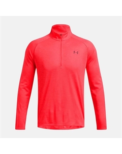 Лонгслив Tech Textured half zip, красный Under armour