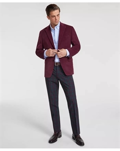 Мужской спортивный пиджак Modern-Fit из вельвета, черный Tommy hilfiger