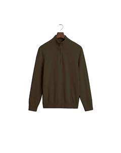 Свитер HM7000144 half zip, зеленый Hackett