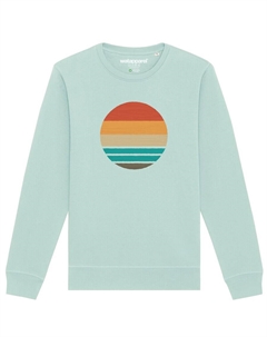 Толстовка Retro Sunset Ocean, лазурный Watapparel