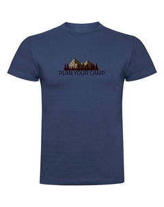 Футболка с коротким рукавом Plan Your Camp, синий Kruskis