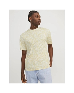 Футболка с коротким рукавом Lafayette Aop, желтый Jack & jones