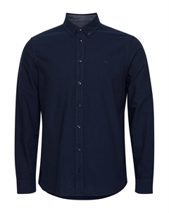 Рубашка на пуговицах классического кроя Steinmar, темно-синий 11 project