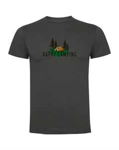 Футболка с коротким рукавом Happy Camping, серый Kruskis