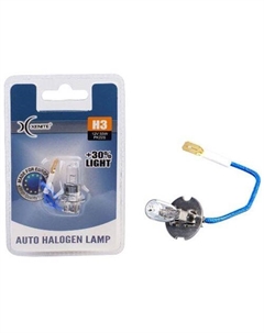 Лампа автомобильная галогенная 1007088, H3, 12В, 55Вт, 3200К, 1шт Xenite