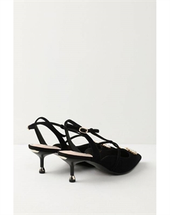 Туфли из велюра с пряжкой Liu jo