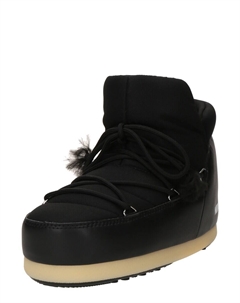 Зимние ботинки женские EVX PUMPS короткие на шнуровке, черный Moon boot