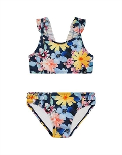Детский купальник из двух частей с принтом для девочек - Little Kid, синий Deux par deux