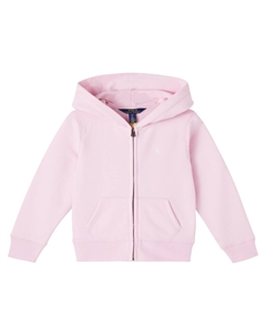 Логотип худи из хлопковой смеси, Hint Of Pink Polo ralph lauren kids