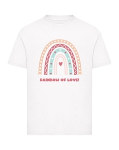 Рубашка Rainbow Of Love, белый Merchcode