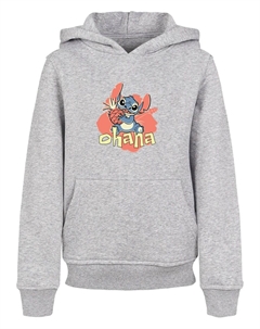 Толстовка Lilo And Stitch - Ohana Pineapple, пятнистый серый Absolute cult