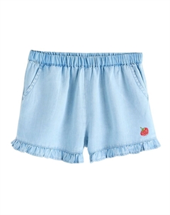 Брюки свободного кроя, синий деним Next