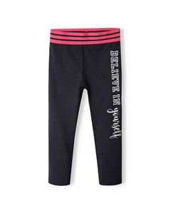 Обычные леггинсы, черный Minoti