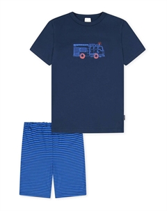 Пижама Boys World, цвет Blue/Night blue Schiesser