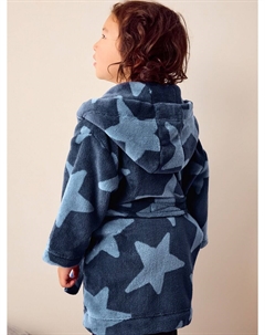 Халат, синий/темно-синий Next