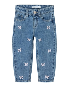 Джинсы свободного кроя NMFBella, синий деним Name it