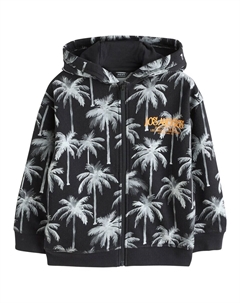 Толстовка с капюшоном на молнии, черный Next