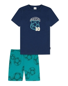 Пижама Boys World, цвет Night blue/Azure Schiesser