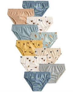 Трусы, цвет Beige/Sky blue/Curry/White Next