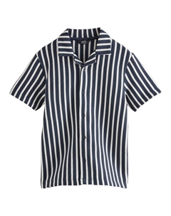 Рубашка на пуговицах классического кроя Regular Fit, темно-синий Next