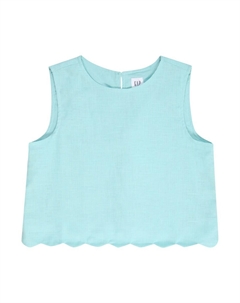 Блуза, светло-синий Gap