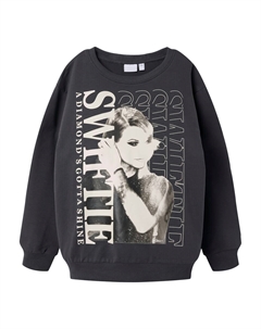 Толстовка NKFFESI CELEBRITY ICONS, базальтовый серый Name it