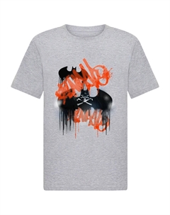 Рубашка Batman - Graffiti Bats 2.0, пятнистый серый Absolute cult