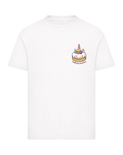 Рубашка Unicorn Flavor, белый Merchcode