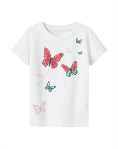 Рубашка NMFLOFLA, белый Name it