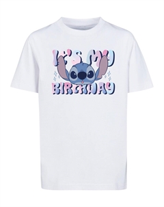 Рубашка Lilo and Stitch - My Birthday, белый Absolute cult