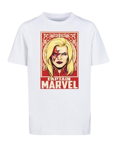 Рубашка Captain Marvel - Ornament, белый Absolute cult