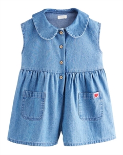 Комбинезон, синий деним Next