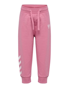 Зауженные спортивные брюки, светло-розовый Hummel