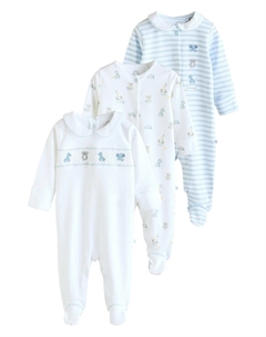 Пижама, цвет Light blue/White Next