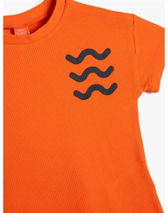 Рубашка, цвет Dark orange Koton