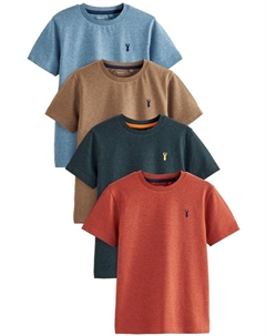 Рубашка, цвет Navy/Light blue/Cognac/mottled brown Next